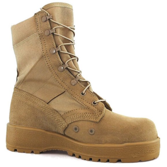 ALTAMA HOT WEATHER VENTED DESERT TAN COMABT BOOTS 7.5W VIBRAM SOLES JC 60121 ALTAMA HOT WEATHER VENTED DESERT TAN COMABT BOOTS 7.5W  main image 3